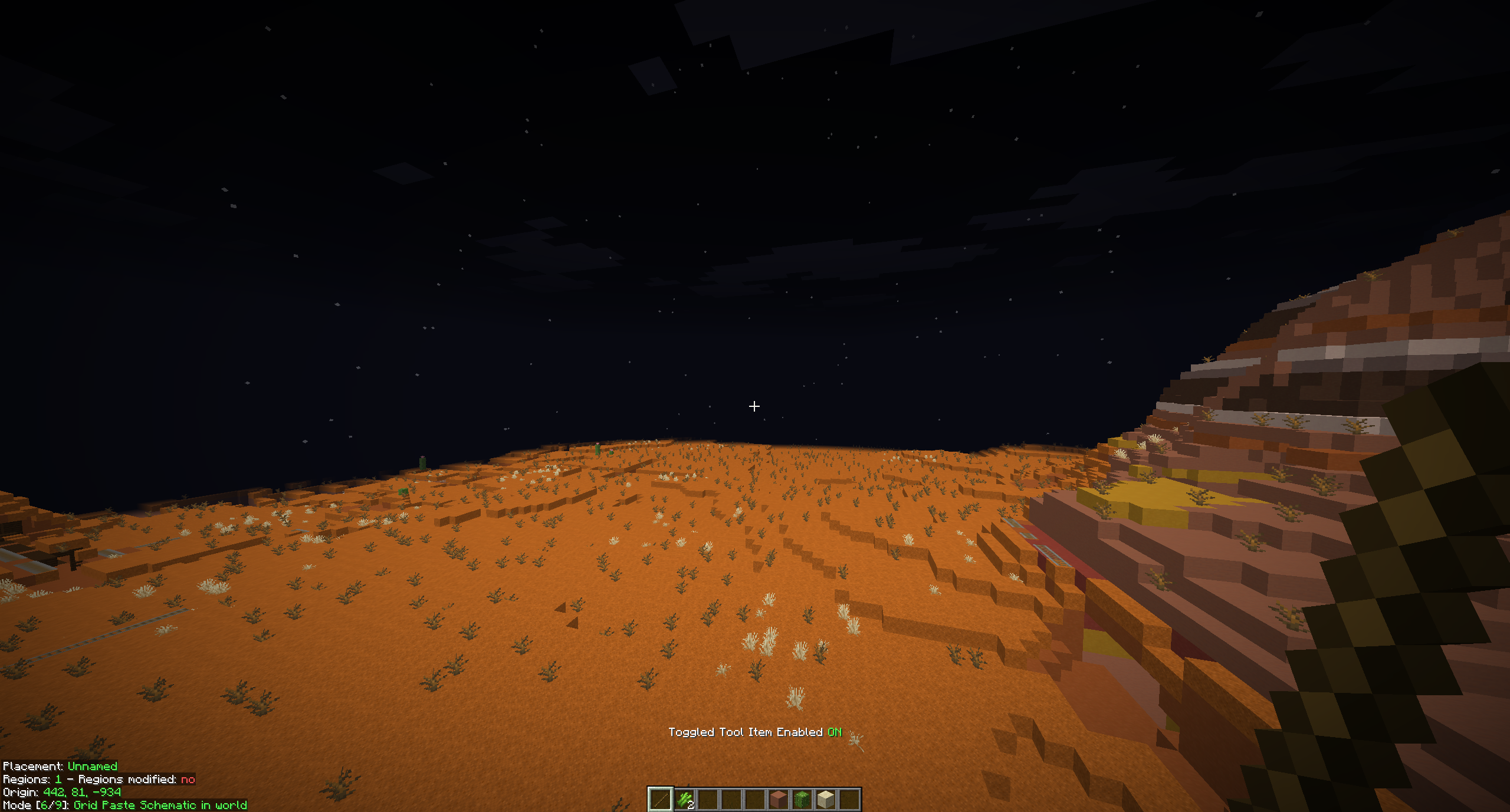 Toggle the Litematica tool item